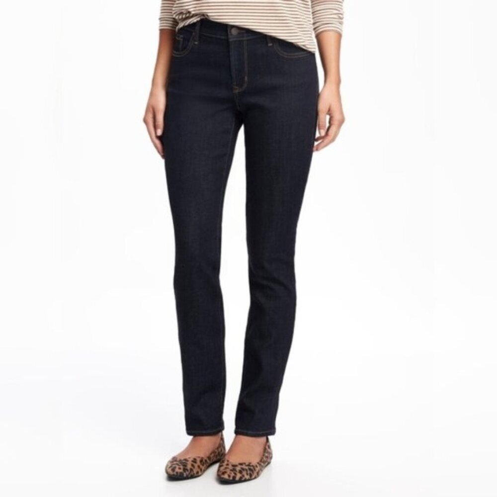 Old Navy Sweetheart Skinny Slim Dark Wash Stretch Jeans 14